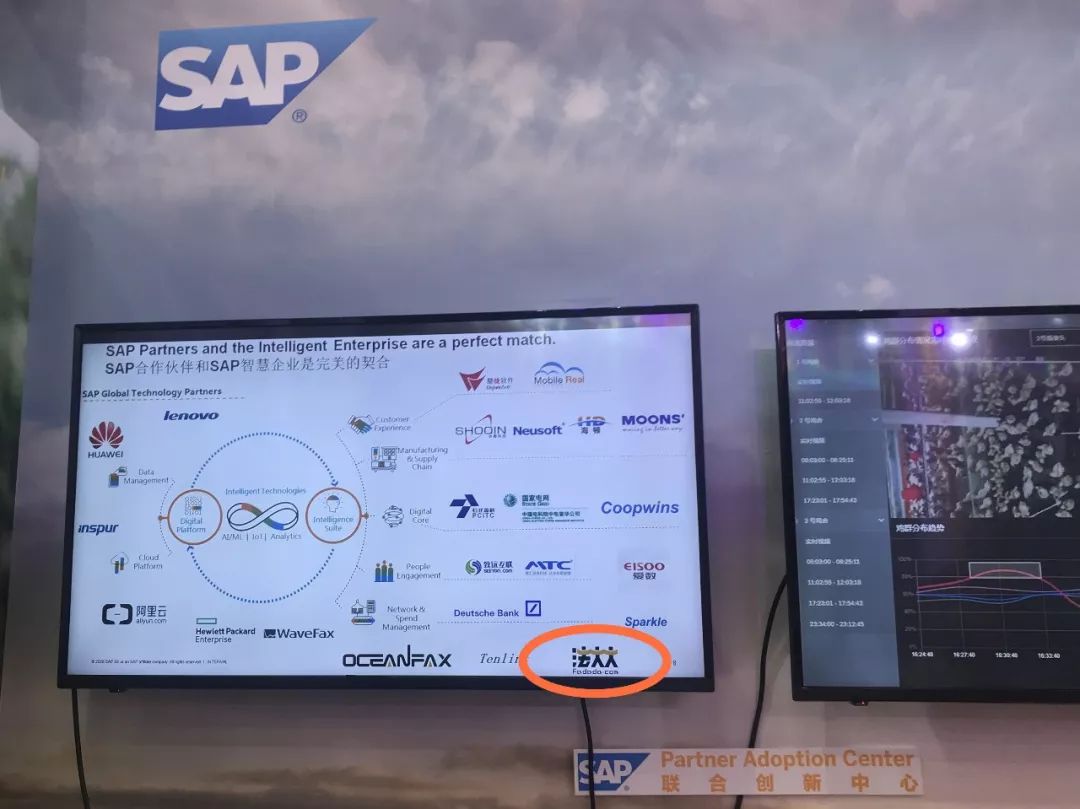 法大大出现在了SAP在云栖大会的展位上